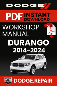 Dodge Durango Workshop Service Repair Manual (2014–2024) Dodge Repair