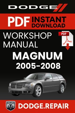 Dodge Magnum Workshop Service Repair Manual (2005–2008)