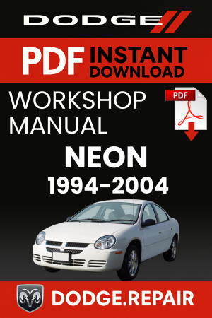 Dodge Neon Service Manual