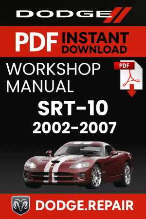 Dodge Viper Workshop Service Repair Manual (2002–2007)